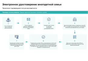 Электронное удостоверение многодетной семьи Электронное удостоверение многодетной семьи.